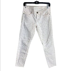 Revolve Current/Elliott Stiletto Leopard Dusty Rose Jean